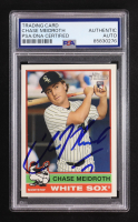 Chase Meidroth Signed 2025 Topps Heritage #671 RC (PSA) at PristineAuction.com
