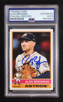 Alex Bregman Signed 2025 Topps Heritage #391 (PSA) at PristineAuction.com