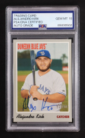 Alejandro Kirk Signed 2019 Topps Heritage Minors #10 (PSA | Autograph Graded 10) at PristineAuction.com