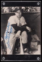 Joe DiMaggio Signed Yankees Encapsulated 4x5 Photo Inscribed "Best Wishes" (Beckett) at PristineAuction.com