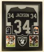 Bo Jackson Custom Framed Jersey Display at PristineAuction.com