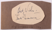 Hank Greenburg Signed 3x6 Cut Inscribed "Best Wishes" (Beckett) at PristineAuction.com