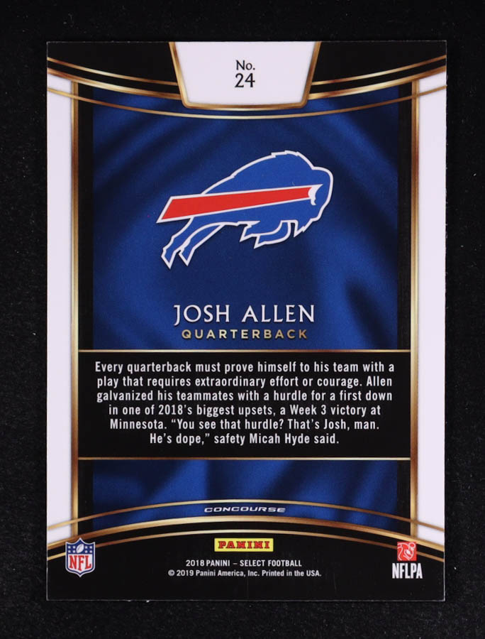 Josh Allen 2018 Select #24 RC at PristineAuction.com Josh Allen 2018 Select #24 RC at PristineAuction.com