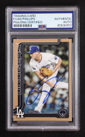 Evan Phillips Signed 2025 Topps Update Gold #US18 #1794/2025 (PSA) at PristineAuction.com