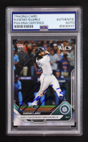Eugenio Suarez Signed 2025 Topps Now #882 (PSA) at PristineAuction.com