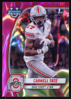 Carnell Tate 2024 Bowman 1st U Chrome Pink Lava #39 RC at PristineAuction.com
