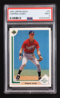 Chipper Jones 1991 Upper Deck #55 RC (PSA 9) at PristineAuction.com