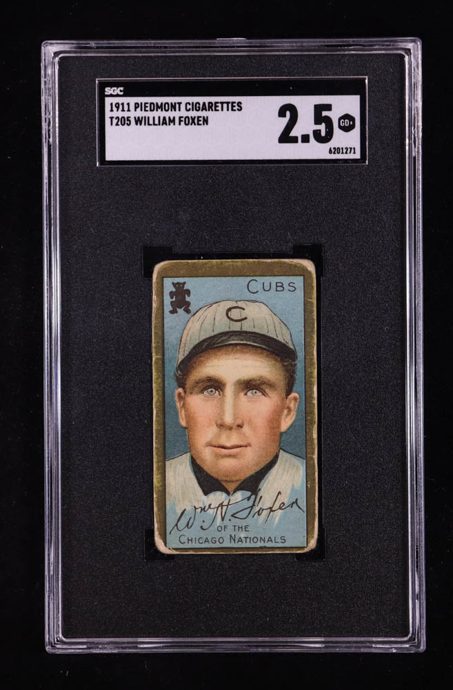 Bill Foxen 1911 T205 Gold Border #70 (SGC 2.5)