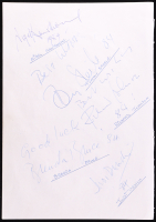 Celebrities and Greats | Cut Signed by (15) with Nigel Hawthorne, Judi Dench, Tommy Steele (Beckett) at PristineAuction.com