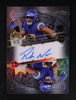 Puka Nacua 2024 Wild Card 5 Card Draw Stacked Deck Autographs Queen Of Spades Prismatic Black #SDPSPNA #1/1 at PristineAuction.com