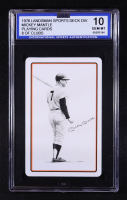Mickey Mantle 1978 Landsman Playing Card 8 of Clubs #NN (ISA 10) at PristineAuction.com