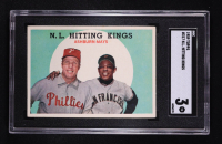 Willie Mays / Richie Ashburn 1959 Topps #317 / NL Hitting Kings (SGC 3) at PristineAuction.com