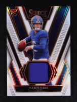 Jaxson Dart 2025 Select Rookie Swatches Prizm White #19 RC #87/99 at PristineAuction.com