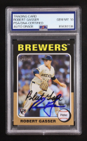 Robert Gasser Signed 2024 Topps Heritage #688 RC (PSA | Autograph Graded 10) at PristineAuction.com