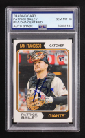 Patrick Bailey Signed 2023 Topps Heritage #709 SP RC (PSA | Autograph Graded 10) at PristineAuction.com