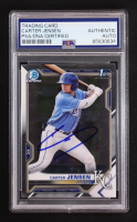 Carter Jensen Signed 2021 Bowman Chrome Draft #BDC106 (PSA) at PristineAuction.com