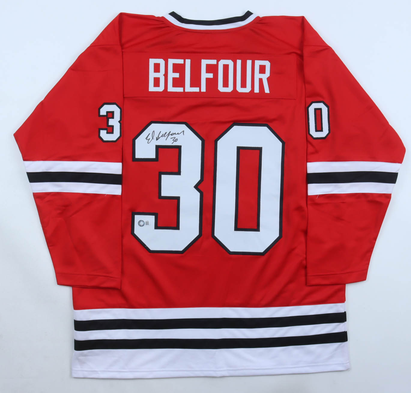 Ed Belfour Signed Jersey (Schwartz) at PristineAuction.com Ed Belfour Signed Jersey (Schwartz) at PristineAuction.com