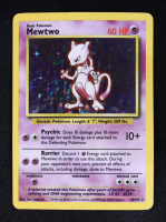Mewtwo 1999 Pokemon Base Unlimited #10 Holo at PristineAuction.com