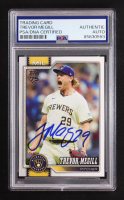 Trevor Megill Signed 2026 Topps #141 (PSA) at PristineAuction.com