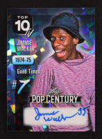 Jimmie Walker 2026 Leaf Pop Century Top 10 TV Crystal Blue #TVJW1 #4/10 at PristineAuction.com