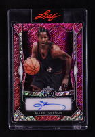 Allen Iverson 2025 Leaf Metal Autographs Shimmer Pink #MAAI1 #07/20 at PristineAuction.com
