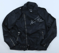 Henry Winkler Signed "Happy Days" Leather Jacket Inscribed "Fonz" (Schwartz) at PristineAuction.com