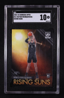 Victor Wembanyama 2023-24 Donruss Optic Rising Suns #11 RC (SGC 10) at PristineAuction.com