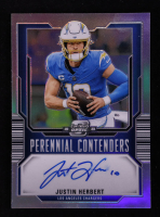 Justin Herbert 2023 Panini Contenders Optic Perennial Contenders Autographs #12 #40/50 at PristineAuction.com