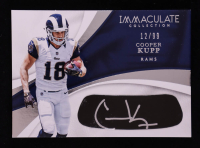 Cooper Kupp 2017 Immaculate Collection Rookie Eye Black Autographs #32 #12/99 RC at PristineAuction.com