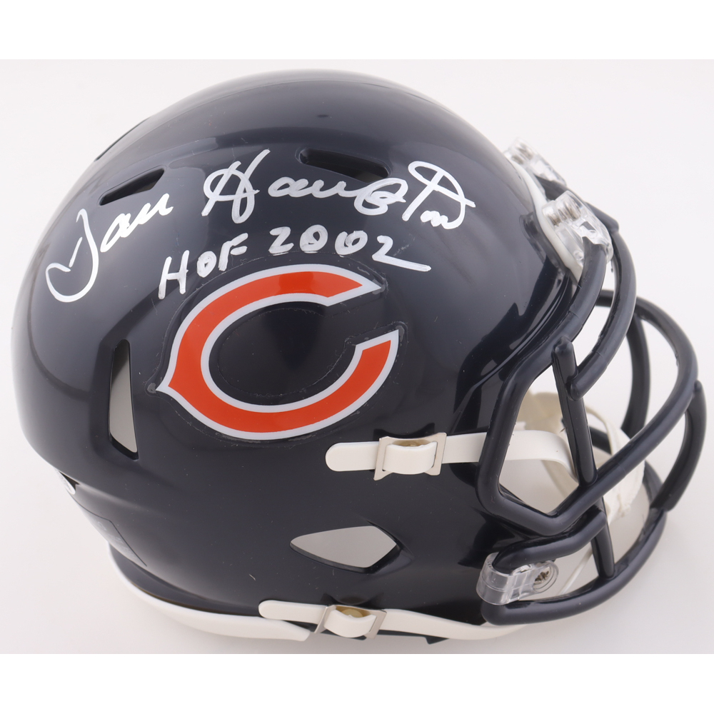 Dan Hampton Signed Bears Speed Mini Helmet Inscribed "HOF 2002" (JSA) at PristineAuction.com