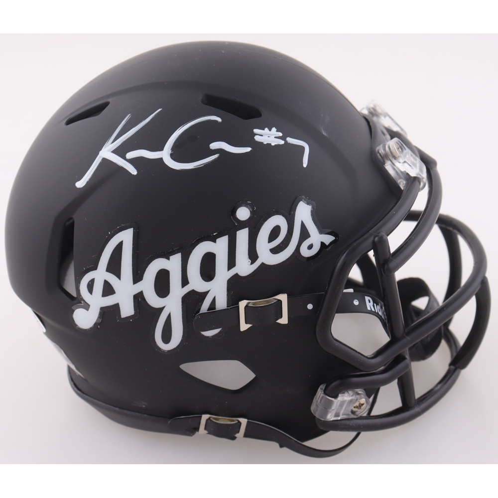 KC Concepcion Signed Texas A&M Aggies Speed Mini Helmet (JSA) at PristineAuction.com