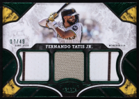Fernando Tatis Jr. 2025 Topps Tier One Relics Green Triple Relics #T1RFT #1/49 at PristineAuction.com
