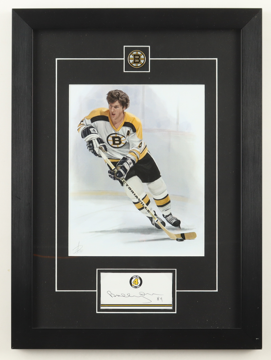 Bobby Orr Signed Bruins Custom Framed Cut Display at PristineAuction.com Bobby Orr Signed Bruins Custom Framed Cut Display at PristineAuction.com