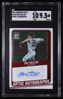 Zac Gallen 2021 Donruss Optic Autographs #33 (SGC 9.5 | Autograph Graded SGC 10) at PristineAuction.com