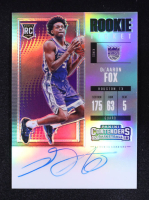De'Aaron Fox 2017-18 Panini Contenders Autographs Prizms #105A RC at PristineAuction.com