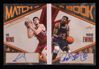 Yao Ming / Patrick Ewing 2025 Leaf History Book Sports Edition Chapter 2 Match Book Bronze Foil #MB21 #01/15 at PristineAuction.com