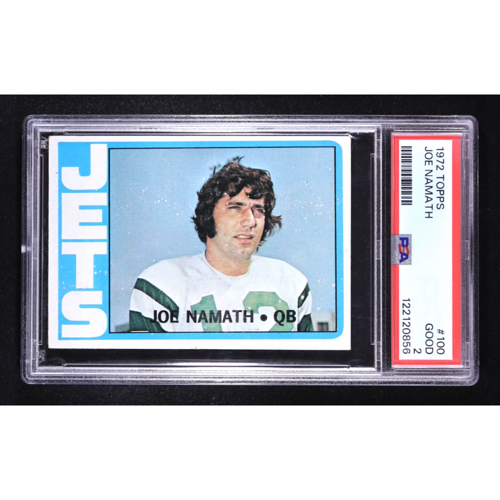 Joe Namath 1972 Topps #100 (PSA 2) at PristineAuction.com