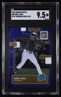 Oneil Cruz 2022 Donruss Optic Pandora Blue #80 RR RC #5/99 (SGC 9.5) at PristineAuction.com