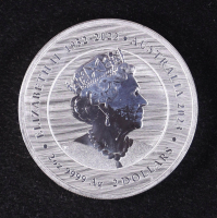 2023 Australia 2oz .999 Fine Silver $2 Pegasus Coin at PristineAuction.com