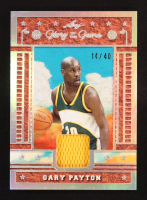 Gary Payton 2025 Leaf Glory of the Game Game-Used Memorabilia Silver #GU23 #14/40 at PristineAuction.com