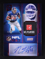Rodney Hampton 2025 Panini Silhouette NFL Relic Autographs FOTL Red #29 #6/7 at PristineAuction.com