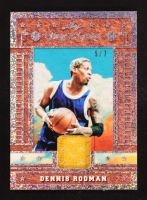 Dennis Rodman 2025 Leaf Glory of the Game Game-Used Memorabilia Silver Pattern #GU16 #5/7 at PristineAuction.com
