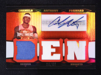 Carmelo Anthony 2006-07 Topps Triple Threads Relics Autographs #110 DEN #08/36 at PristineAuction.com