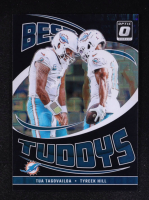 Tua Tagovailoa / Tyreek Hill 2024 Donruss Optic Best Tuddys Black Pandora #1 #06/25 at PristineAuction.com