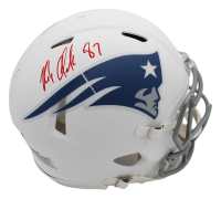 Rob Gronkowski Signed Patriots Full-Size Authentic On-Field Rivalries Alternate Speed Helmet (Radtke) at PristineAuction.com