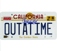 Christopher Lloyd Signed "Back To The Future" California License Plate (JSA) at PristineAuction.com