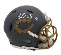 Luther Burden Signed Bears Slate Alternate Speed Mini Helmet (Schwartz) at PristineAuction.com