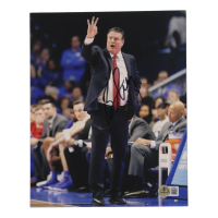 Bill Self Signed Kansas Jayhawks 8x10 Photo (Beckett) at PristineAuction.com