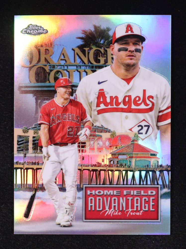 Mike Trout 2024 Topps Chrome Update Home Field Advantage #HFAC8