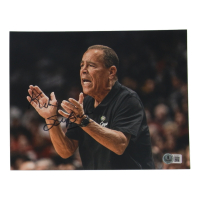 Kelvin Sampson Signed Houston Cougars 8x10 Photo (Beckett) at PristineAuction.com